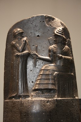 Top of the Code of Hammurabi Louvre